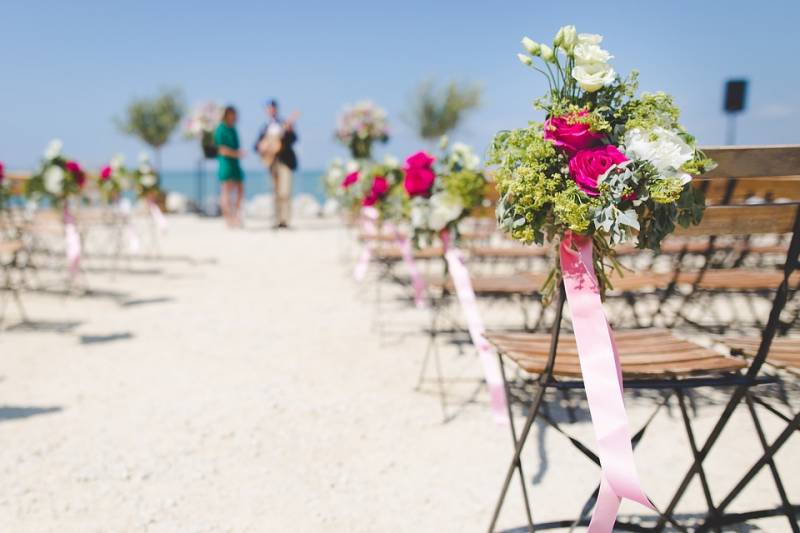 Organisation de mariage sur mesure sur une plage en Andalousie